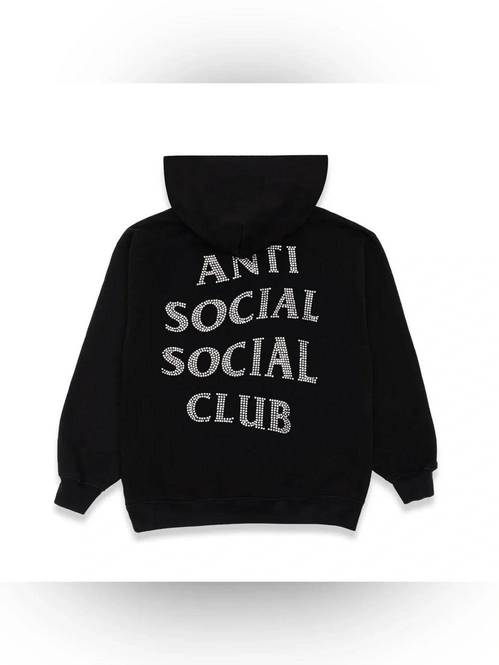 Brand New: Anti Social Social Club Rhinestone Mind Games Hoodie Size US M